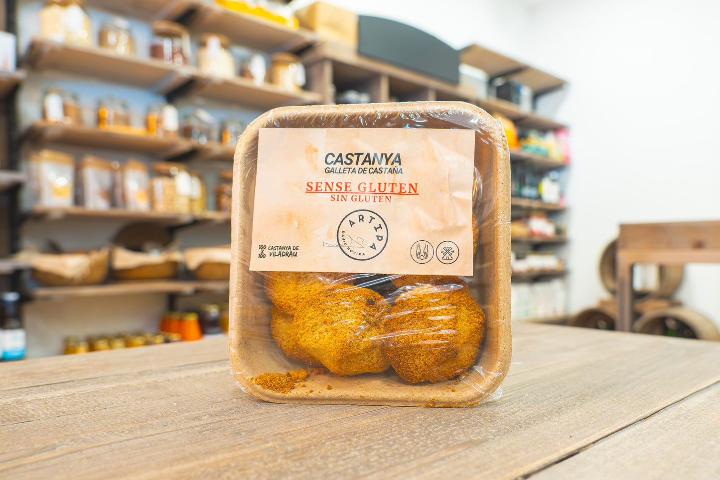 Galletas de Castaña Sin Gluten Artipa