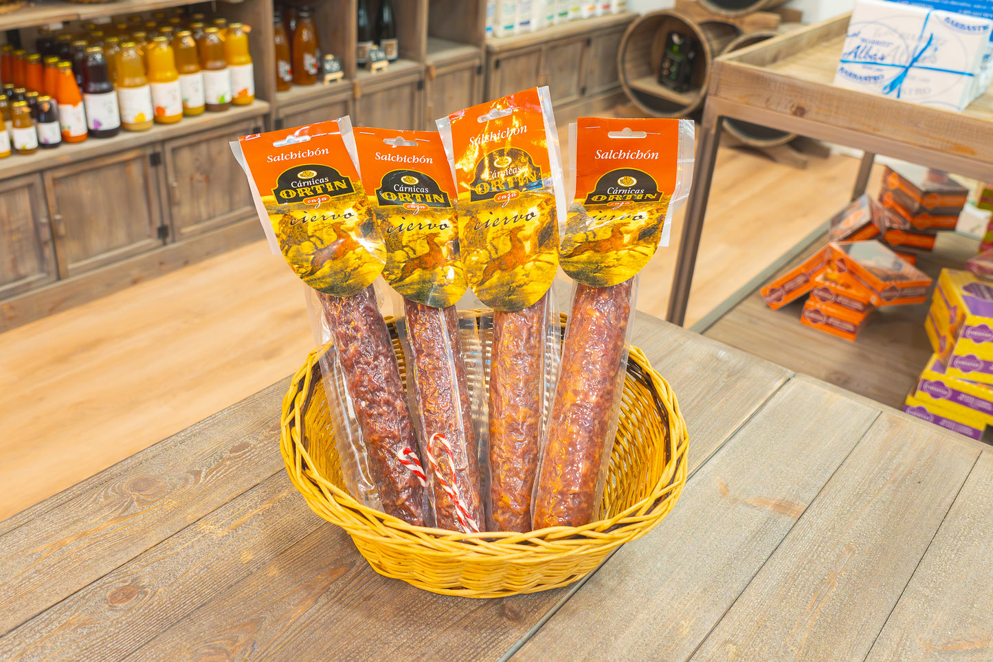 Salchichón de Ciervo Ortín