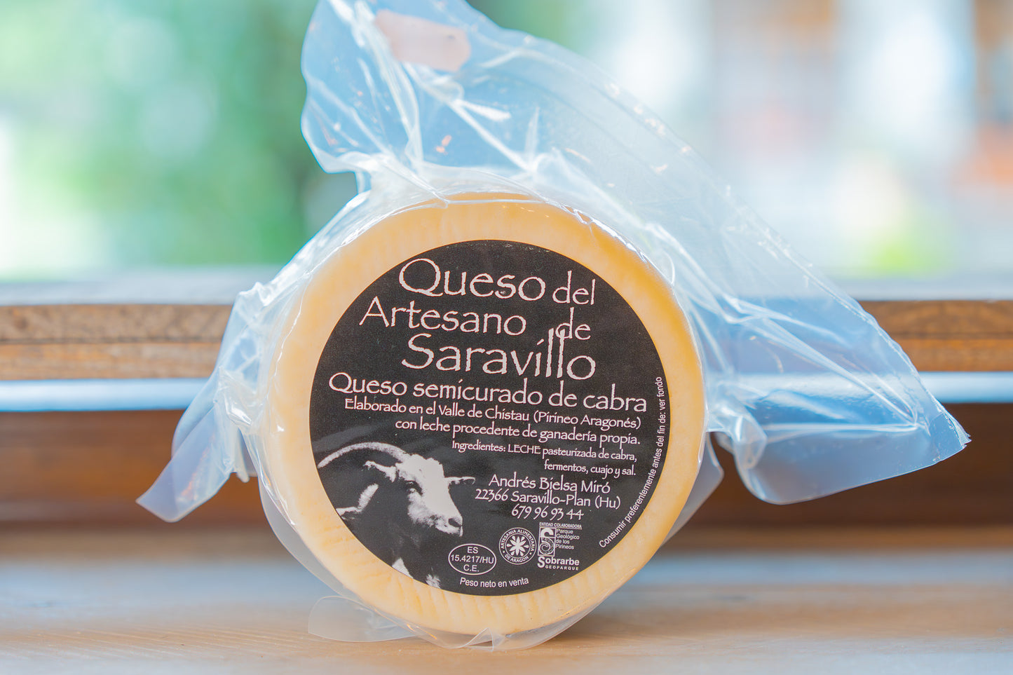 Queso Semicurado de Cabra del Artesano de Saravíllo