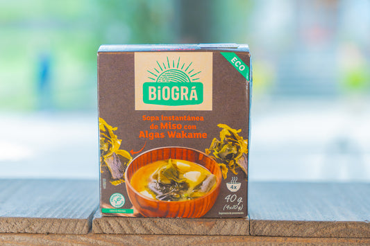 Sopa Instantánea de Miso con Algas Wakame Biográ