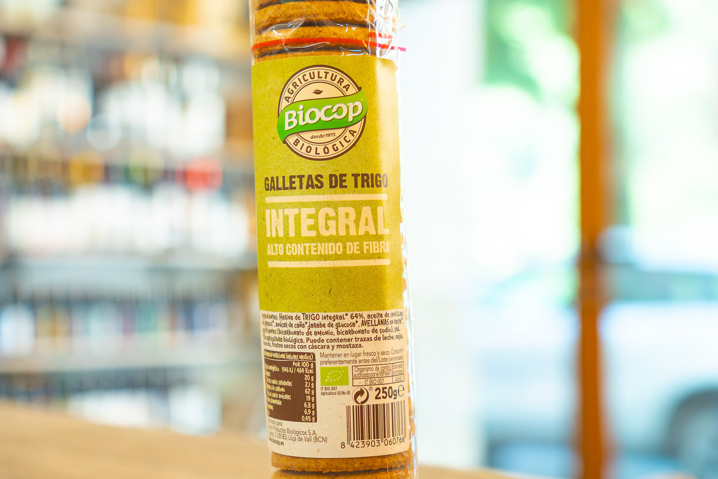 Galletas de trigo integral Biocop