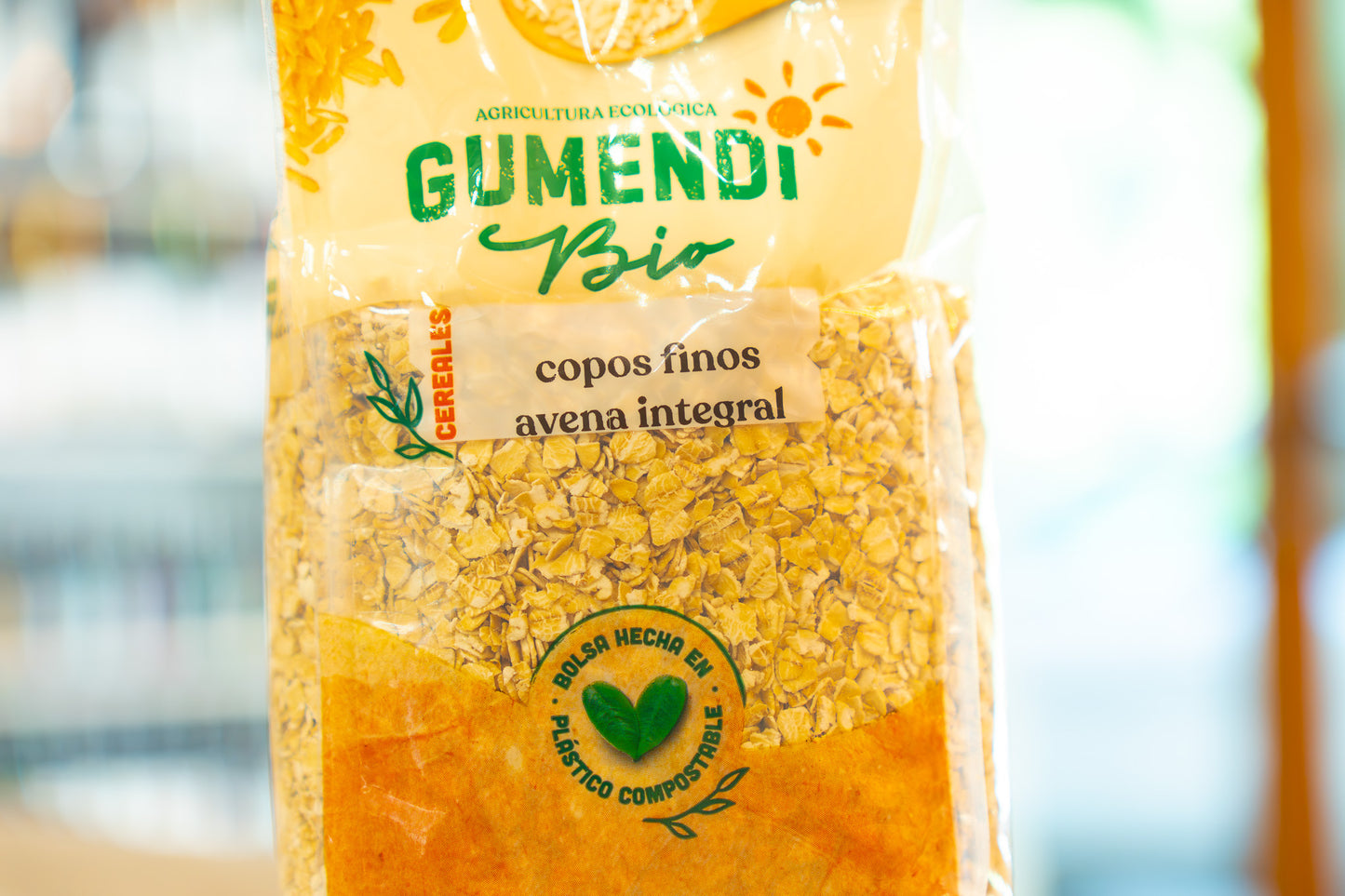 Copos finos de avena integral Gumendi