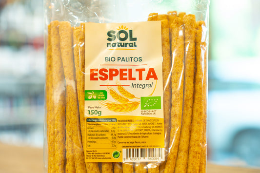 Palitos de espelta integral Sol Natural