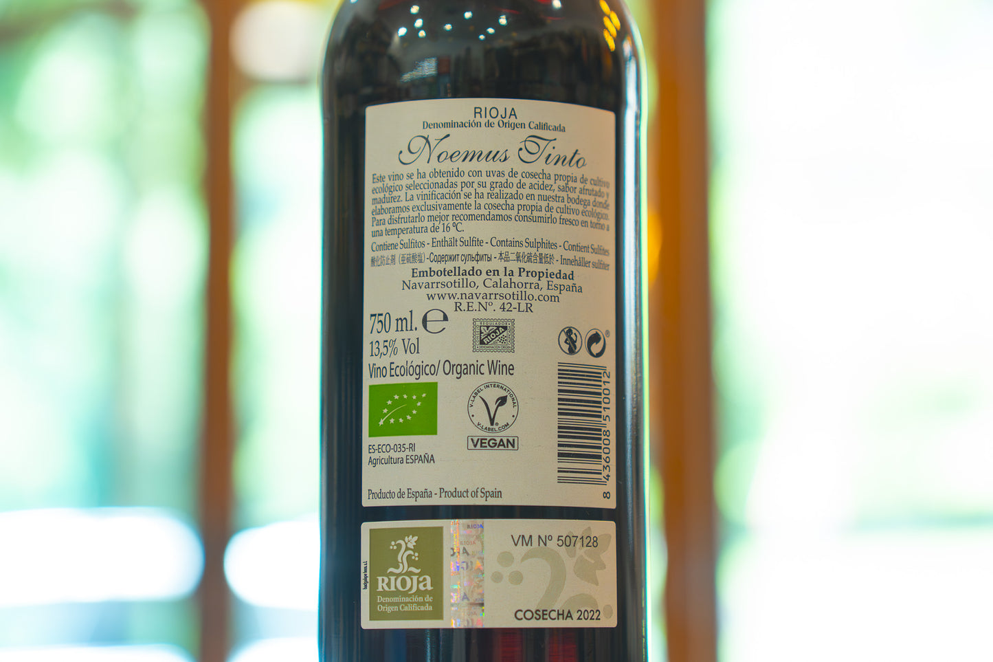 Vino tinto Noemus Rioja