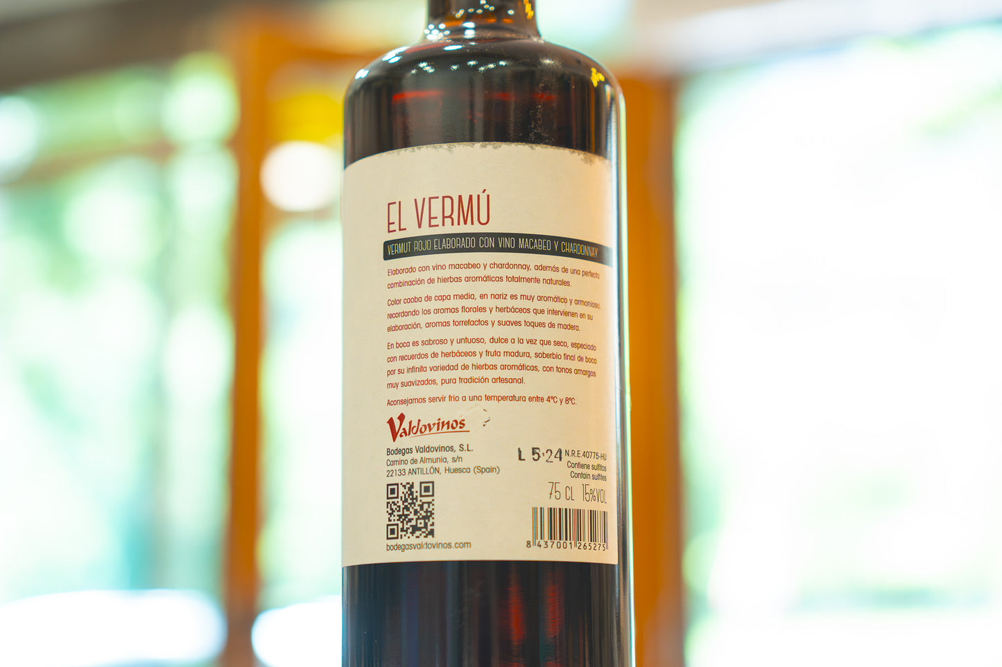 Vermut Rojo Valdovinos