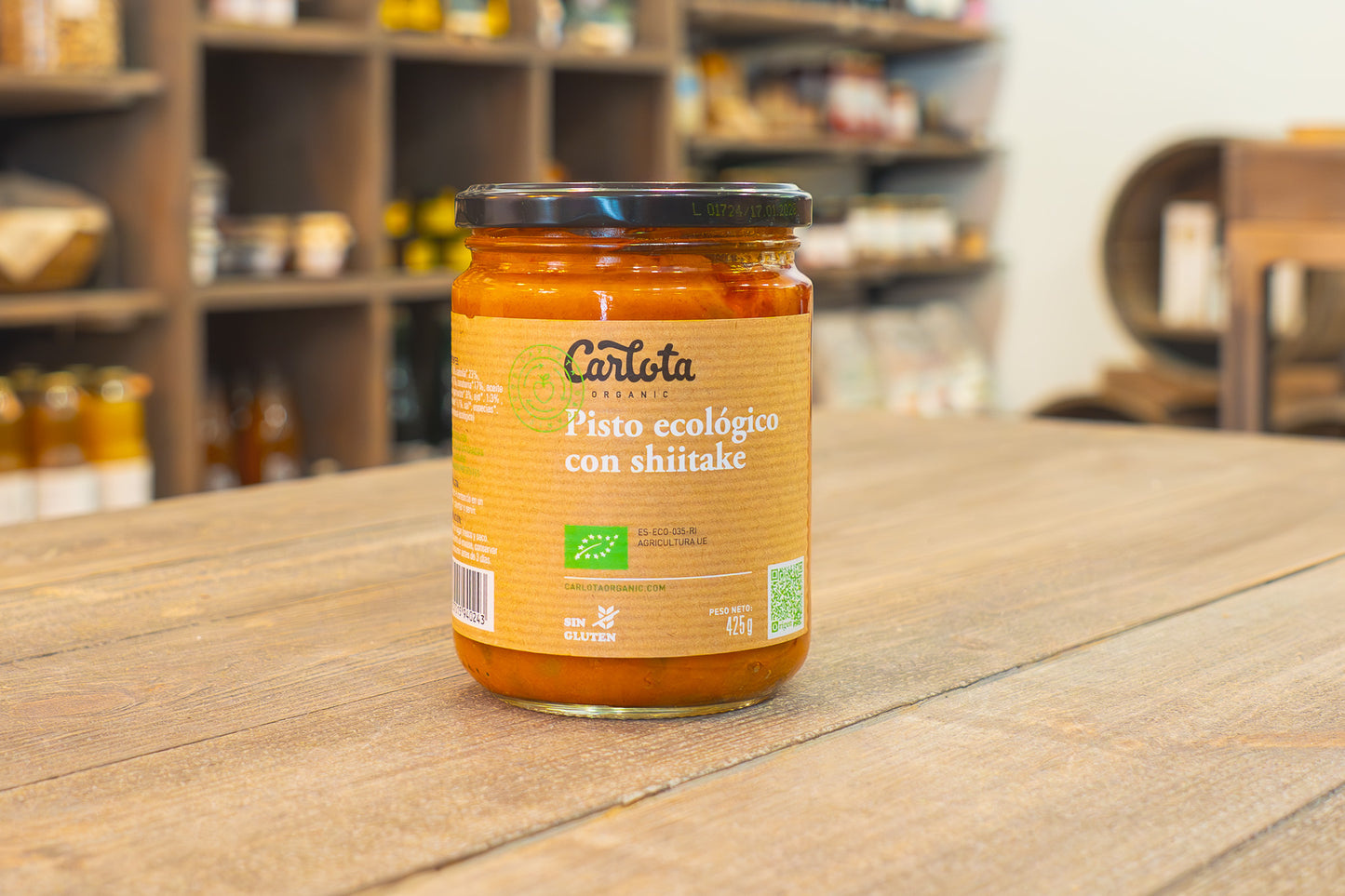 Pisto Ecológico con Shiitake Carlota