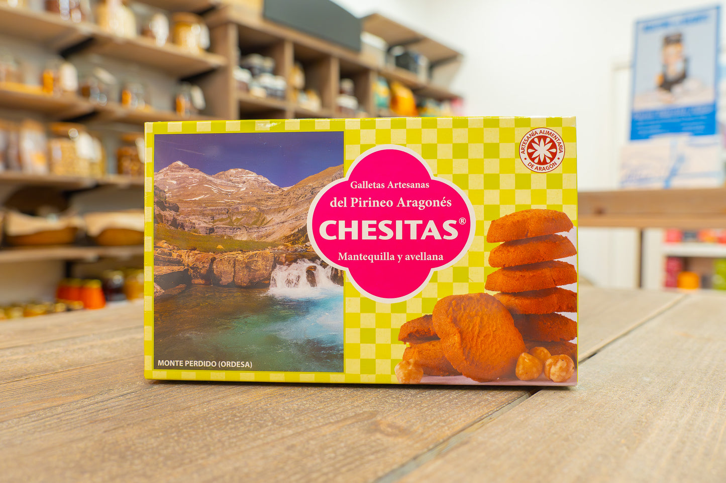 Galletas con Mantequilla y Avellana Chesitas