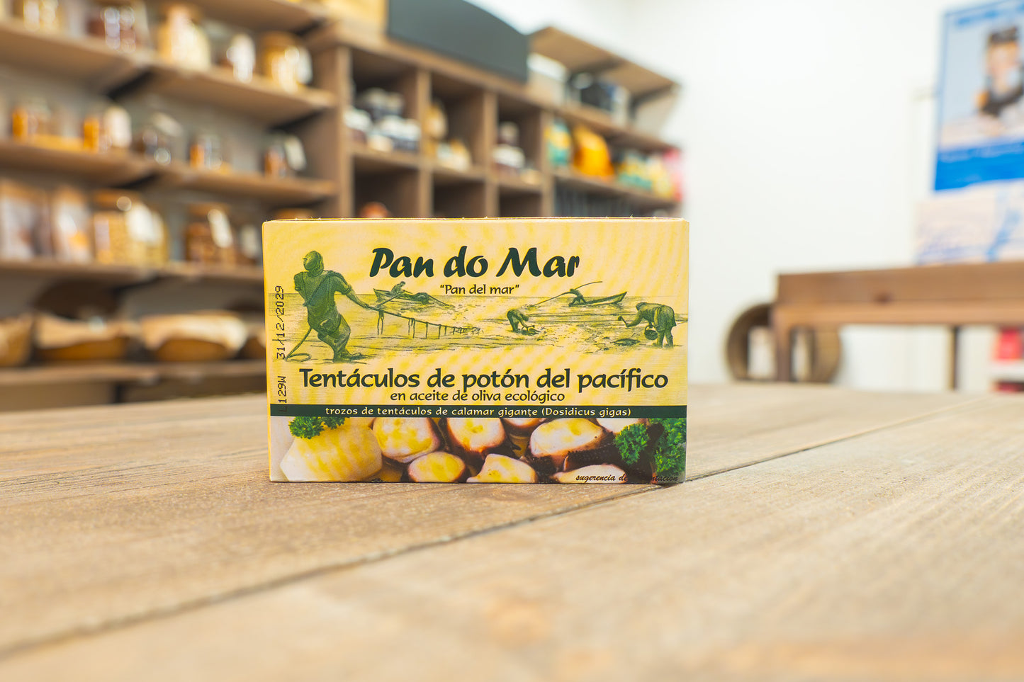 Tentáculos de Potón del Pacífico en Aceite de Oliva Pan do Mar