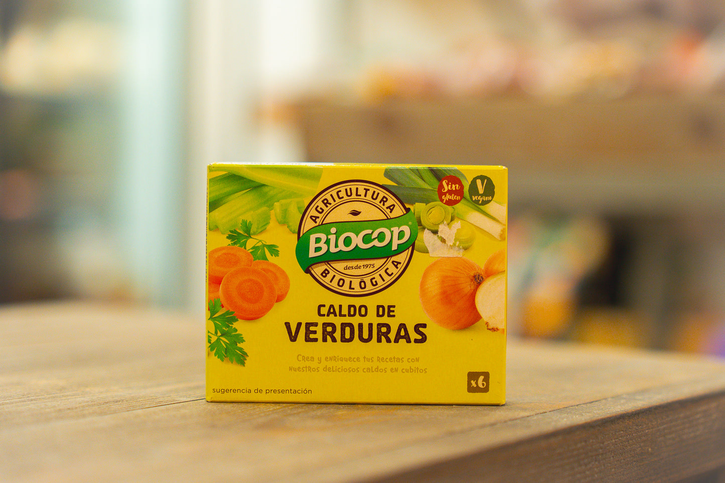 Caldo de verduras en cubitos Biocop