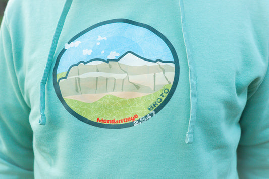 Sudadera Mondarruego verde agua